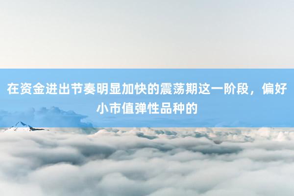 在资金进出节奏明显加快的震荡期这一阶段，偏好小市值弹性品种的