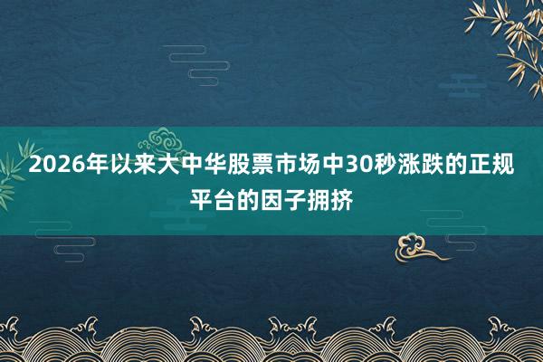 2026年以来大中华股票市场中30秒涨跌的正规平台的因子拥挤