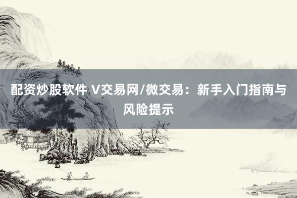 配资炒股软件 V交易网/微交易：新手入门指南与风险提示