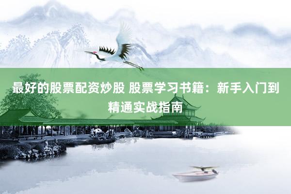 最好的股票配资炒股 股票学习书籍：新手入门到精通实战指南