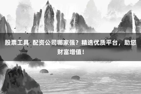 股票工具 配资公司哪家强?精选优质平台,助您财富增值!